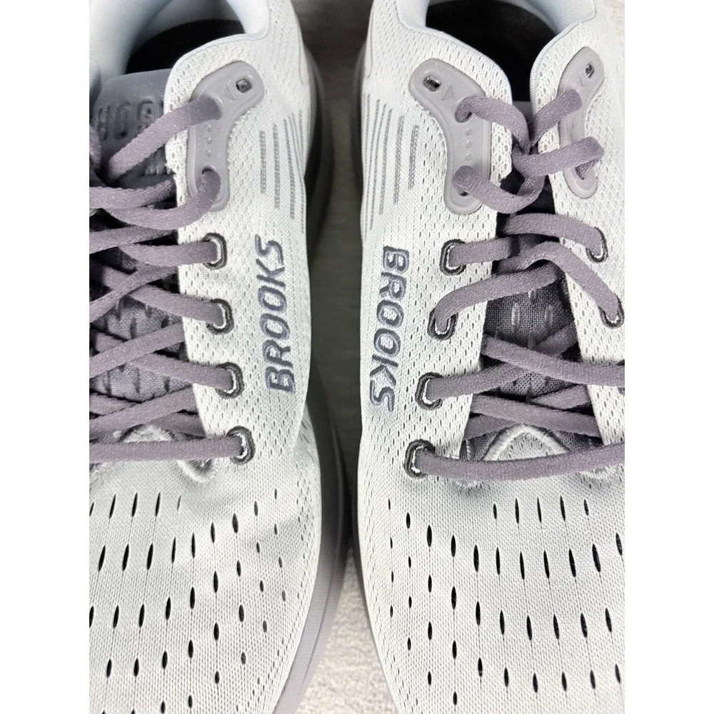 Brooks Ghost Max 3 Running Sneakers 12 4E XW Gray Black Primer Ebony Comfort
